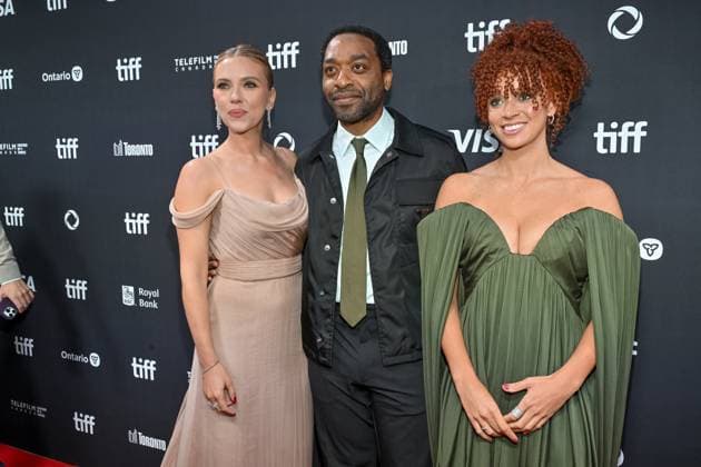 Toronto Eleanor the Great Screening Scarlett Johansson, Chiwetel Ejiofor, Erin Kellyman attending the screening of the movie Eleanor the Great ahead of Toronto International Film Festival (TIFF) in Toronto, Canada on September 8, 2025. Photo by Julien Reynaud APS-Medias ABACAPRESS.COM Toronto Canada  Copyright: xReynaudxJulien APS-Medias ABACAx