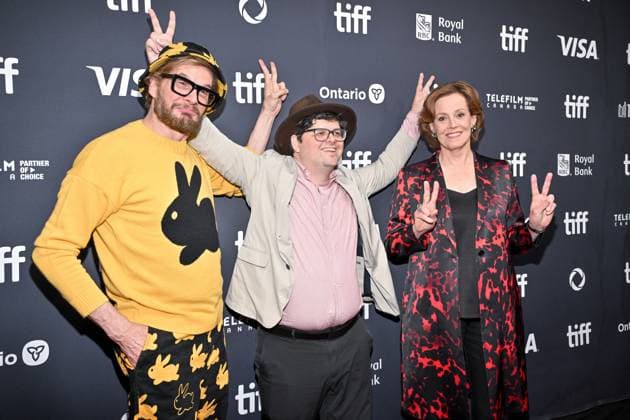 Toronto Dust Bunny Screening Bryan Fuller, Peter Kuplowsky, Sigourney Weaver attending the screening of the movie Dust Bunny ahead of Toronto International Film Festival (TIFF) in Toronto, Canada on September 8, 2025. Photo by Julien Reynaud APS-Medias ABACAPRESS.COM Toronto Canada  Copyright: xReynaudxJulien APS-Medias ABACAx