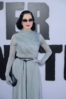 One Battle After Another Premiere - Los Angeles, USA LOS ANGELES, USA. September 08, 2025: Dita Von Teese at the premiere for One Battle After Another at the TCL Chinese Theatre. Los Angeles CA USA  Copyright: xPaulxSmith Featureflashx