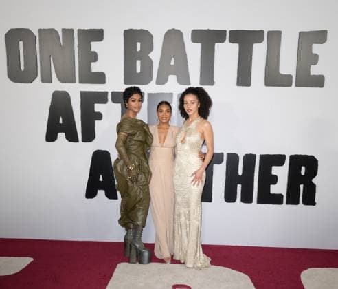 One Battle After Another Premiere - Los Angeles, USA LOS ANGELES, USA. September 08, 2025: Teyana Taylor, Regina Hall & Chase Infiniti at the premiere for One Battle After Another at the TCL Chinese Theatre. Los Angeles CA USA  Copyright: xPaulxSmith Featureflashx