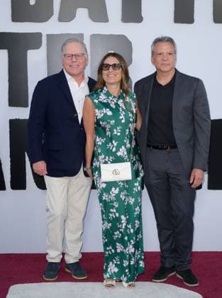 One Battle After Another Premiere - Los Angeles, USA LOS ANGELES, USA. September 08, 2025: David Zaslav, Pam Abdy & Michael De Luca at the premiere for One Battle After Another at the TCL Chinese Theatre. Los Angeles CA USA  Copyright: xPaulxSmith Featureflashx