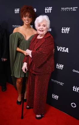 50th Toronto International Film Festival Red carpet of the film Eleanor the great Erin Kellyman and June Squibb 448466 2025 09 08 Toronto Canada  Copyright: xIsabellexVautierx xStarfacex STAR_448466_043