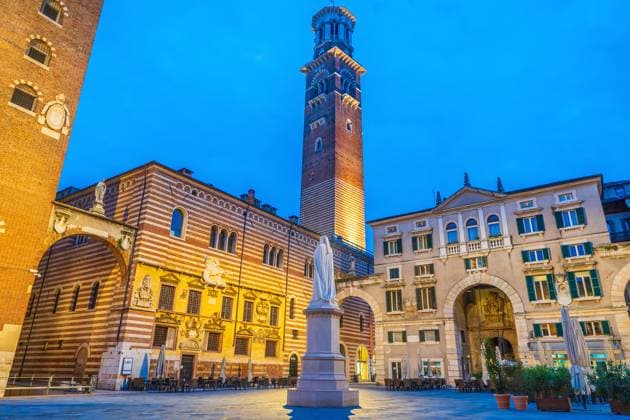 RECORD DATE NOT STATED Verona city downtown skyline, cityscape of Italy Verona city downtown skyline, cityscape of Italy at sunset, 95811204.jpg