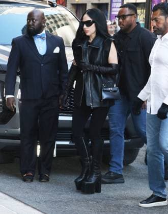 Lady Gaga is seen arriving at The Late Show With Stephen Colbert Featuring: Lady Gaga Where: New York City, New York, United States When: 08 Sep 2025 Credit: Roger Wong INSTARimages EDITORIAL USE ONLY. NOT FOR USE BY NEWSPAPERS BASED IN THE UK. Copyright: xx instar55066976