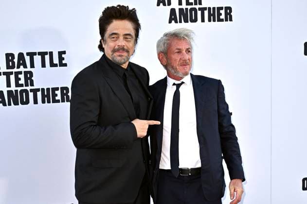 Benicio del Toro und Sean Penn bei der Weltpremiere des Kinofilms One Battle After Another im TCL Chinese Theater. Los Angeles, 08.09.2025