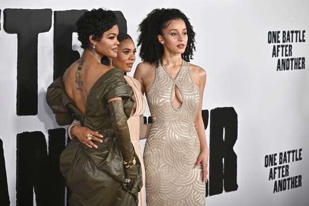 Teyana Taylor, Regina Hall und Chase Infiniti bei der Weltpremiere des Kinofilms One Battle After Another im TCL Chinese Theater. Los Angeles, 08.09.2025