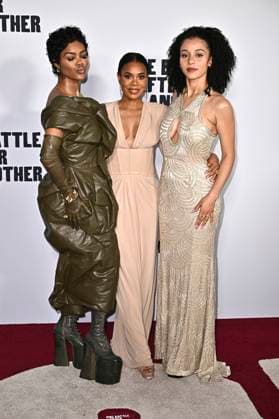 Teyana Taylor, Regina Hall und Chase Infiniti bei der Weltpremiere des Kinofilms One Battle After Another im TCL Chinese Theater. Los Angeles, 08.09.2025