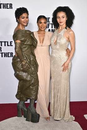 Teyana Taylor, Regina Hall und Chase Infiniti bei der Weltpremiere des Kinofilms One Battle After Another im TCL Chinese Theater. Los Angeles, 08.09.2025