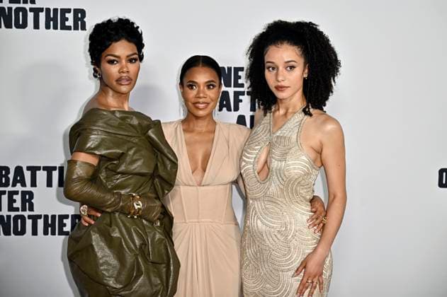 Teyana Taylor, Regina Hall und Chase Infiniti bei der Weltpremiere des Kinofilms One Battle After Another im TCL Chinese Theater. Los Angeles, 08.09.2025