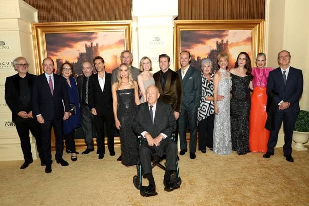 New York film premiere of Focus Features Downton Abbey: The Grand Finale Jazz at Lincoln Centre Featuring: Simon Curtis (Director), Gareth Neame, Liz Trubridge, Paul Giamatti, Alessandro Nivola, Hugh Bonneville, Joanne Froggatt, Laura Carmichael, Julian Fellowes, Allen Leech, Harry Hadden-Paton, Penelope Wilton, Michelle Dockery and Kevin Doyle Where: New York, New York, United States When: 08 Sep 2025 Credit: Marion Curtis StarPix for Focus Features INSTARimages EDITORIAL USE ONLY. NOT FOR USE BY NEWSPAPERS BASED IN THE UK. Copyright: xx instar55068463