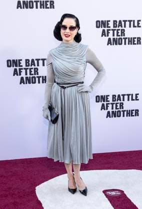 World Premiere Of Warner Bros. One Battle After Another 8 Septmber 2025 . Los Angeles, California - Dita Von Teese At World Premiere Of Warner Bros. One Battle After Another held at Vidiots Foundation - The TCL Chinese Theatre in Hollywood., Credit:Sadou Faye Avalon United States, CA, Hollywood, The TCL Chinese Theatre  Copyright: xSadouxFayex xAvalonx 1035509412