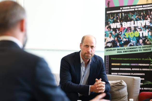 HRH William Prince of Wales NMA ROTA The Prince of Wales visits l Skills, a youth organisation in Lambeth, who have received funding from the Homewards Fund to expand their services for young people in the local area. The Homewards Fund aims to support the delivery of work in the six Homewards flagship locations and offers up to Â£500,000 of flexible seed funding in each location. Spiral Skills was founded in 2015 and works with local schools, youth organisations, and authorities to provide early intervention, holistic support, employability skills, and access to employment and services for undeserved 14 25-year-olds. The organisation provides a range of services including career coaching, employment opportunities and workshops to  Copyright: xIanxVoglerx xAvalonx 1035516396