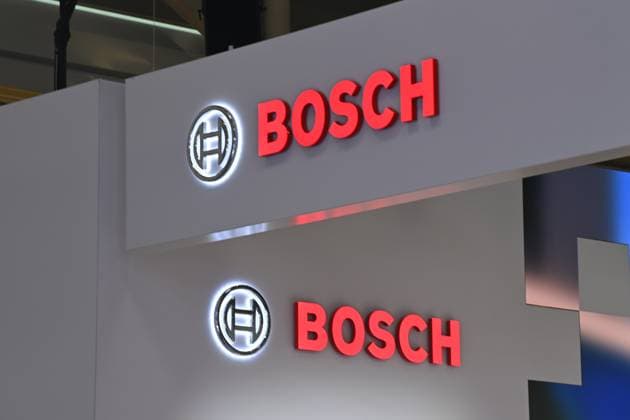 BOSCH Logo,Firmenlogo,Emblem,Firmenemblem. IAA Mobility 2025 in der Messe Muenchen vom 09.09. - 14.09.2025