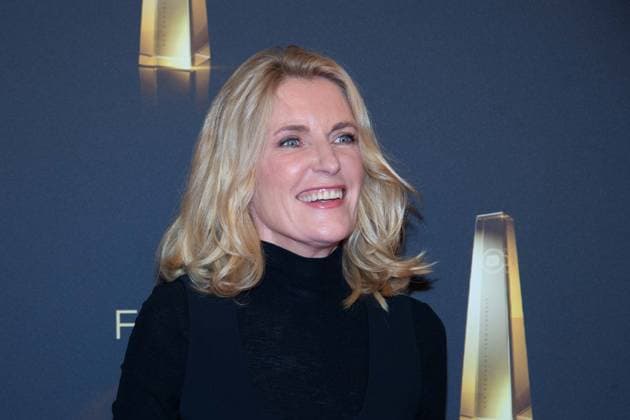 Maria FURTWAENGLER, Schauspielerin, Furtwängler, Roter Teppich, Red Carpet Show, Ankunft, arrival, Verleihung des Deutschen Fernsehpreises, Die Nacht der Kreativen - Der Deutsche Fernsehpreis 2025, Deutscher Fernsehpreis 2025 in der Flora Koeln, am 09.09.2025.