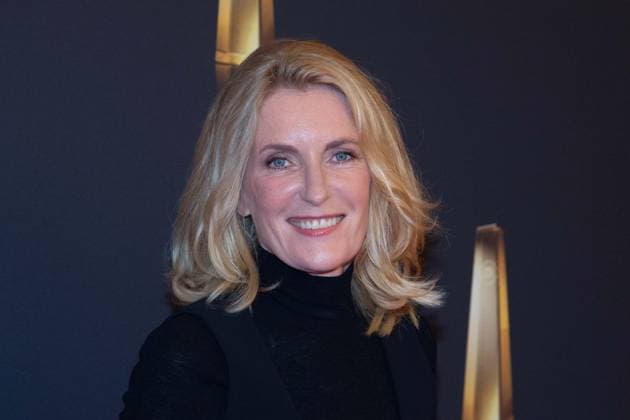 Maria FURTWAENGLER, Schauspielerin, Furtwängler, Roter Teppich, Red Carpet Show, Ankunft, arrival, Verleihung des Deutschen Fernsehpreises, Die Nacht der Kreativen - Der Deutsche Fernsehpreis 2025, Deutscher Fernsehpreis 2025 in der Flora Koeln, am 09.09.2025.