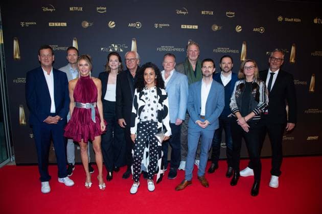 Die Jury des Deutschen Fernsehpreises, Roter Teppich, Red Carpet Show, Ankunft, arrival, Verleihung des Deutschen Fernsehpreises, Die Nacht der Kreativen - Der Deutsche Fernsehpreis 2025, Deutscher Fernsehpreis 2025 in der Flora Koeln, am 09.09.2025.