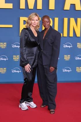 08.09.2025, Veronica Ferres und Florence Kasumba zur Premiere von Call My Agent: Berlin, Colosseum Kino, Berlin, Berlin