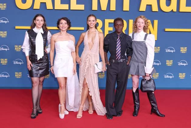 08.09.2025, Janina Elkin, Taynara Wolf, Benny O. Arthur und Dana Herfurth zur Premiere von Call My Agent: Berlin, Colosseum Kino, Berlin, Berlin