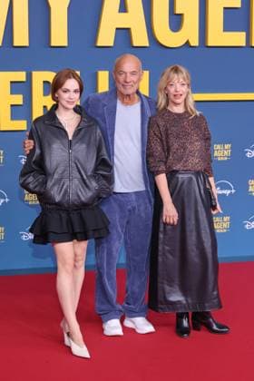 08.09.2025, Emilia Schüle, Heiner Lauterbach und Heike Makatsch zur Premiere von Call My Agent: Berlin, Colosseum Kino, Berlin, Berlin