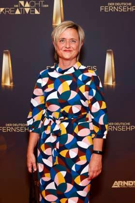 WDR-Chefredakteurin Ellen Ehni beim roten Teppich bei der Nacht der Kreativen 2025. Die Nacht der Kreativen am Vorabend zum Deutschen Fernsehpreis verleiht jedes Jahr Fernsehpreise an Menschen hinter der Kamera. Köln, 09.09.2025 NRW Deutschland Copyright: xChristophxHardtx