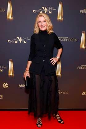 Schauspielerin Maria Furtwängler beim roten Teppich bei der Nacht der Kreativen 2025. Die Nacht der Kreativen am Vorabend zum Deutschen Fernsehpreis verleiht jedes Jahr Fernsehpreise an Menschen hinter der Kamera. Köln, 09.09.2025 NRW Deutschland Copyright: xChristophxHardtx