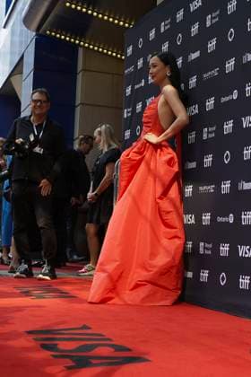 2025 Toronto International Film Festival - ˜Ballad of a Small Player™ Premiere Fala Chen attends the red carpet for the ˜Ballad of a Small Player™ premiere during the 2025 Toronto International Film Festival at The Princess of Wales Theatre. on September 9, 2025 in Toronto, Canada. (Photo by Leonardo Ramirez Eyepix Group) Copyright: xLeonardoxRamirez xEyepixxGroupx LR_09092025_169216
