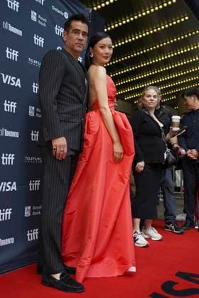 September 9, 2025, Toronto, Ontario, Canada: (L-R) Colin Farrell and Fala Chen attend the red carpet for the Ã¢â‚¬ËœBallad of a Small PlayerÃ¢â‚¬â ¢ premiere during the 2025 Toronto International Film Festival at The Princess of Wales Theatre. on September 9, 2025 in Toronto, Canada. Toronto Canada - ZUMAe321 20250909_zea_e321_067 Copyright: xLeonardoxRamirezx