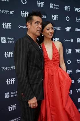 September 9, 2025, Toronto, Ontario, Canada: (L-R) Colin Farrell and Fala Chen attend the red carpet for the Ã¢â‚¬ËœBallad of a Small PlayerÃ¢â‚¬â ¢ premiere during the 2025 Toronto International Film Festival at The Princess of Wales Theatre. on September 9, 2025 in Toronto, Canada. Toronto Canada - ZUMAe321 20250909_zea_e321_072 Copyright: xLeonardoxRamirezx