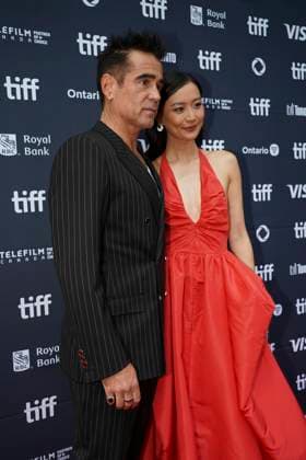 September 9, 2025, Toronto, Ontario, Canada: (L-R) Colin Farrell and Fala Chen attend the red carpet for the Ã¢â‚¬ËœBallad of a Small PlayerÃ¢â‚¬â ¢ premiere during the 2025 Toronto International Film Festival at The Princess of Wales Theatre. on September 9, 2025 in Toronto, Canada. Toronto Canada - ZUMAe321 20250909_zea_e321_078 Copyright: xLeonardoxRamirezx