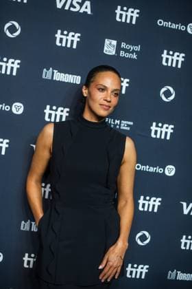 September 9, 2025, Toronto, On, Canada: Tattiawna Jones arrives on the red carpet for Wayward at the Toronto International Film Festival in Toronto on Tuesday, September 9, 2025. Toronto Canada  - ZUMAc35_ 20250909_zaf_c35_121 Copyright: xLauraxProctorx