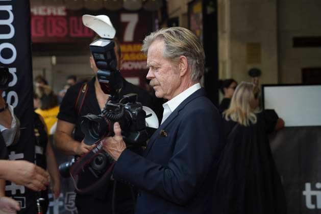 September 9, 2025, Toronto, Ontario, Canada: William H. Macy holds a camera during the red carpet for the Ã¢â‚¬ËœTrain DreamsÃ¢â‚¬â ¢ premiere during the 2025 Toronto International Film Festival at Royal Alexandra Theatre. on September 9, 2025 in Toronto, Canada. Toronto Canada - ZUMAe321 20250909_zea_e321_216 Copyright: xLeonardoxRamirezx