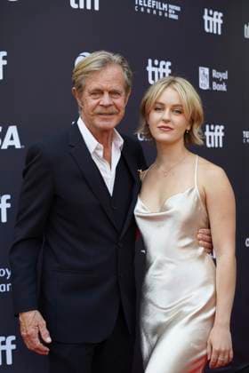 September 9, 2025, Toronto, Ontario, Canada: (L-R) William H. Macy and Sofia Grace Macy attend the red carpet for the Ã¢â‚¬ËœTrain DreamsÃ¢â‚¬â ¢ premiere during the 2025 Toronto International Film Festival at Royal Alexandra Theatre. on September 9, 2025 in Toronto, Canada. Toronto Canada - ZUMAe321 20250909_zea_e321_266 Copyright: xLeonardoxRamirezx