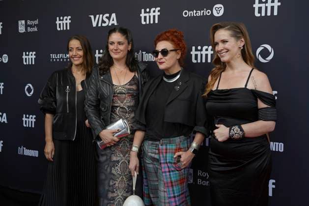 September 9, 2025, Toronto, Ontario, Canada: (L-R) Melisa Jusufi, Alexandra Schaller, Malgosia Turzanska and Kaleena Jordan attend the red carpet for the Ã¢â‚¬ËœTrain DreamsÃ¢â‚¬â ¢ premiere during the 2025 Toronto International Film Festival at Royal Alexandra Theatre. on September 9, 2025 in Toronto, Canada. Toronto Canada - ZUMAe321 20250909_zea_e321_192 Copyright: xLeonardoxRamirezx