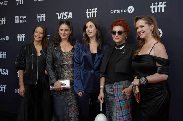 September 9, 2025, Toronto, Ontario, Canada: (L-R) Melisa Jusufi, Alexandra Schaller, Ashley Schlaifer, Malgosia Turzanska and Kaleena Jordan attend the red carpet for the Ã¢â‚¬ËœTrain DreamsÃ¢â‚¬â ¢ premiere during the 2025 Toronto International Film Festival at Royal Alexandra Theatre. on September 9, 2025 in Toronto, Canada. Toronto Canada - ZUMAe321 20250909_zea_e321_262 Copyright: xLeonardoxRamirezx