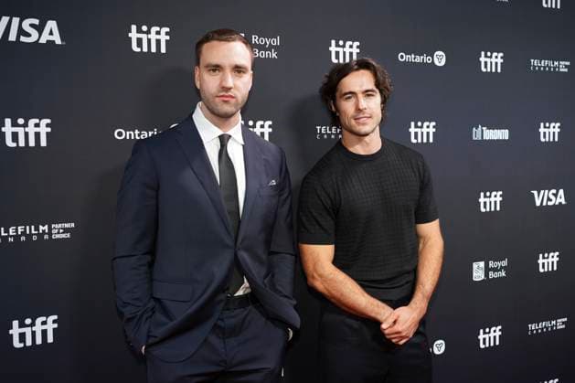 September 9, 2025, Toronto, Ontario, Canada: (L-R) Jackson White and Ben Schnetzer attend the red carpet for the Ã¢â‚¬ËœSwipedÃ¢â‚¬â ¢ premiere during the 2025 Toronto International Film Festival at Roy Thomson Hall. on September 9, 2025 in Toronto, Canada. Toronto Canada - ZUMAe321 20250909_zea_e321_468 Copyright: xLeonardoxRamirezx
