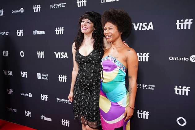 September 9, 2025, Toronto, Ontario, Canada: (L-R) Mary Neely and Myha la Herrold attend the red carpet for the Ã¢â‚¬ËœSwipedÃ¢â‚¬â ¢ premiere during the 2025 Toronto International Film Festival at Roy Thomson Hall. on September 9, 2025 in Toronto, Canada. Toronto Canada - ZUMAe321 20250909_zea_e321_360 Copyright: xLeonardoxRamirezx