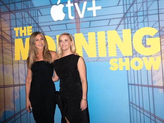 Red carpet for the New York season 4 premiere of The Morning Show Featuring: Jennifer Aniston, Reese Witherspoon Where: New York, New York, United States When: 09 Sep 2025 Credit: Janet Mayer INSTARimages.com EDITORIAL USE ONLY. NOT FOR USE BY NEWSPAPERS BASED IN THE UK. Copyright: xx instar55071810