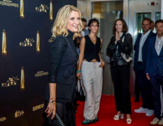 abb Schauspielerin Maria Furtwaengler zu Gast auf dem roten Teppich bei der Nacht der Kreativen - Der Deutschen Fernsehpreis 2025 in der Flora am 09.09.2025 in Koeln NRW Deutschland