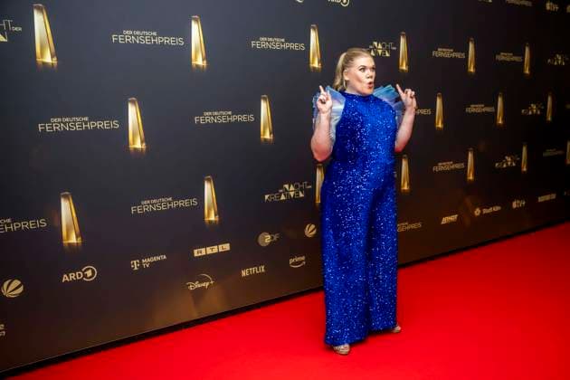 abb Gisa Flake Schauspielerin zu Gast auf dem roten Teppich bei der Nacht der Kreativen - Der Deutsche Fernsehpreis 2025 in der Flora am 09.09.2025 in Koeln NRW Deutschland