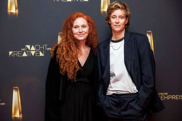 abb AMartina Eisenreich Beste Musik Fiktion Pia Strietmann Beste Regie Fiktion zu Gast auf dem roten Teppich bei der Nacht der Kreativen - Der Deutsche Fernsehpreis 2025 in der Flora am 09.09.2025 in Koeln NRW Deutschland