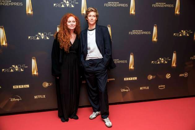 abb AMartina Eisenreich Beste Musik Fiktion Pia Strietmann Beste Regie Fiktion zu Gast auf dem roten Teppich bei der Nacht der Kreativen - Der Deutsche Fernsehpreis 2025 in der Flora am 09.09.2025 in Koeln NRW Deutschland