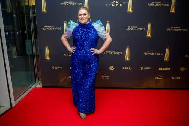 abb Gisa Flake Schauspielerin zu Gast auf dem roten Teppich bei der Nacht der Kreativen - Der Deutsche Fernsehpreis 2025 in der Flora am 09.09.2025 in Koeln NRW Deutschland