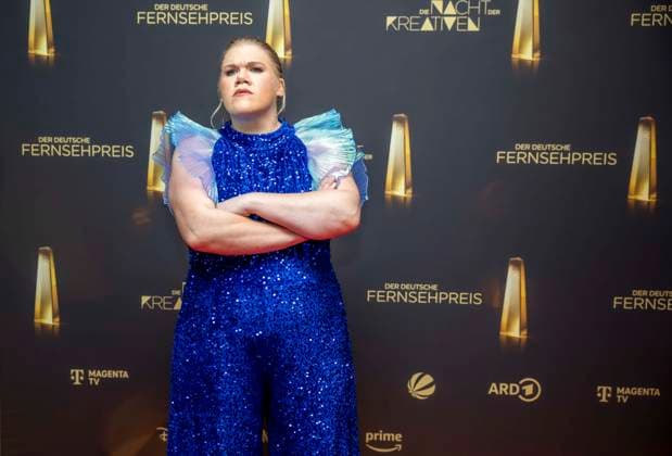 abb Gisa Flake Schauspielerin zu Gast auf dem roten Teppich bei der Nacht der Kreativen - Der Deutsche Fernsehpreis 2025 in der Flora am 09.09.2025 in Koeln NRW Deutschland