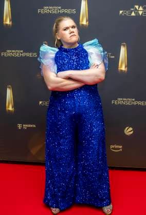 abb Gisa Flake Schauspielerin zu Gast auf dem roten Teppich bei der Nacht der Kreativen - Der Deutsche Fernsehpreis 2025 in der Flora am 09.09.2025 in Koeln NRW Deutschland