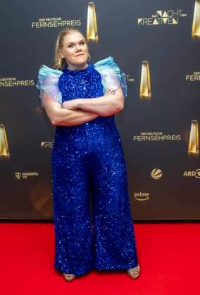 abb Gisa Flake Schauspielerin zu Gast auf dem roten Teppich bei der Nacht der Kreativen - Der Deutsche Fernsehpreis 2025 in der Flora am 09.09.2025 in Koeln NRW Deutschland