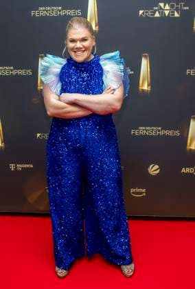 abb Gisa Flake Schauspielerin zu Gast auf dem roten Teppich bei der Nacht der Kreativen - Der Deutsche Fernsehpreis 2025 in der Flora am 09.09.2025 in Koeln NRW Deutschland
