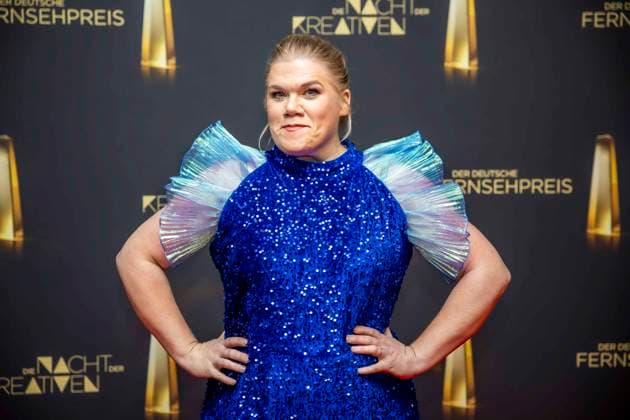 abb Gisa Flake Schauspielerin zu Gast auf dem roten Teppich bei der Nacht der Kreativen - Der Deutsche Fernsehpreis 2025 in der Flora am 09.09.2025 in Koeln NRW Deutschland