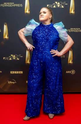 abb Gisa Flake Schauspielerin zu Gast auf dem roten Teppich bei der Nacht der Kreativen - Der Deutsche Fernsehpreis 2025 in der Flora am 09.09.2025 in Koeln NRW Deutschland