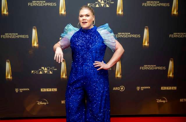 abb Gisa Flake Schauspielerin zu Gast auf dem roten Teppich bei der Nacht der Kreativen - Der Deutsche Fernsehpreis 2025 in der Flora am 09.09.2025 in Koeln NRW Deutschland