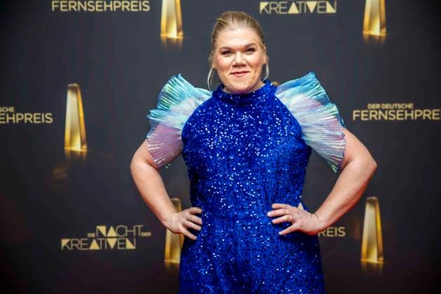 abb Gisa Flake Schauspielerin zu Gast auf dem roten Teppich bei der Nacht der Kreativen - Der Deutsche Fernsehpreis 2025 in der Flora am 09.09.2025 in Koeln NRW Deutschland